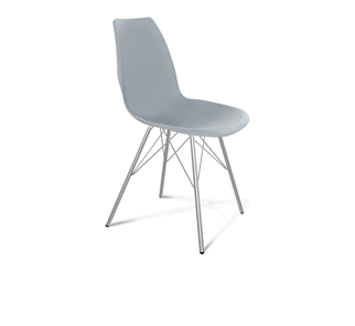 Кухонный стул SHT-ST29/S37 (серый ral 7040/хром лак) в Ревде