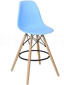 Барный стул DSL 110 Wood bar (голубой) в Асбесте
