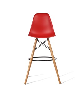 Барный стул DSL 110 Wood bar (красный) в Кушве - предосмотр 1