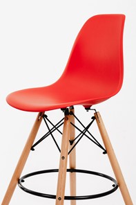 Барный стул DSL 110 Wood bar (красный) в Первоуральске - предосмотр 2