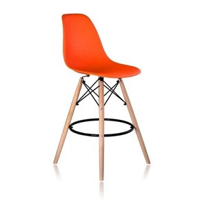 Барный стул DSL 110 Wood bar (оранжевый) в Артемовском