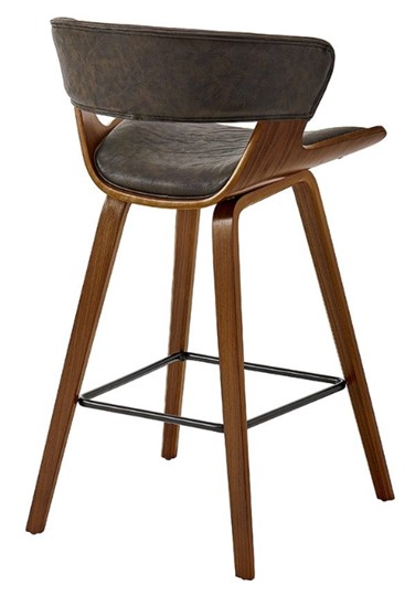 Барный стул JY3080-1109 коричневый/орех в Екатеринбурге - изображение 1