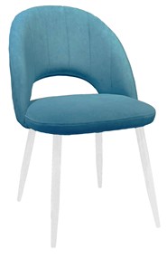 Кухонный стул 217 V16 голубой/белый в Екатеринбурге