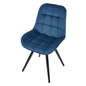 Обеденный стул POLINI Home Verona SM, синий-черный в Екатеринбурге