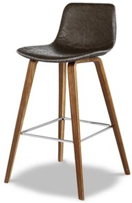 Полубарный стул JY1733-61 коричневый в Ревде