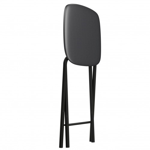 Табурет Складной СРП-013КВ (квадратное сиденье) Эмаль, черный в Первоуральске - изображение 1