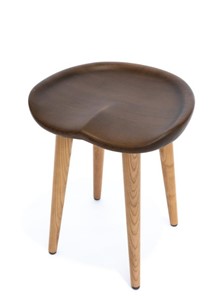Обеденный стул Creo-line Ясень (цвет орех) ножки натурального цвета в Ревде