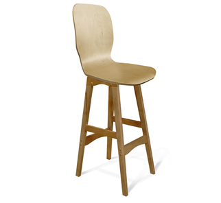 Барный стул SHT-ST15-1/S65 (прозрачный лак/светлый орех) в Ревде