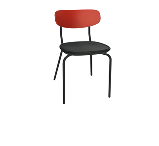 Обеденный стул SHT-ST85-2/SB85-2/S85M (красный/черный/черный муар) в Екатеринбурге