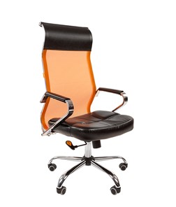 Кресло CHAIRMAN 700 сетка, цвет оранжевый в Ревде
