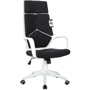 Офисное кресло Brabix Premium Prime EX-515 (пластик белый, ткань, черное) 531812 в Каменске-Уральском