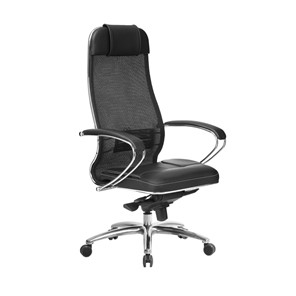 Офисное кресло Samurai SL-1.04, черный плюс в Кушве