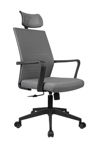 Кресло офисное Riva Chair А818 (Серый) в Ревде