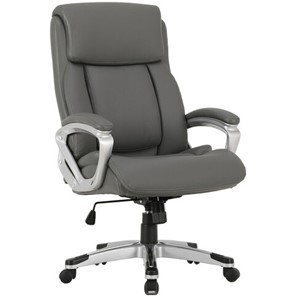 Кресло Brabix Premium Level EX-527 (пружинный блок, рециклированная кожа, серое) 531937 в Ревде
