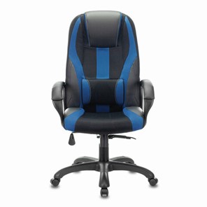 Компьютерное кресло Brabix Premium Rapid GM-102 (экокожа/ткань, черное/синее) 532106 в Ревде
