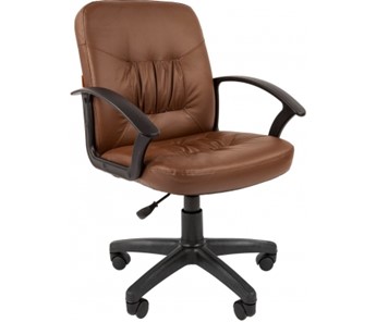 Офисное кресло CHAIRMAN 651 ЭКО коричневое в Тавде
