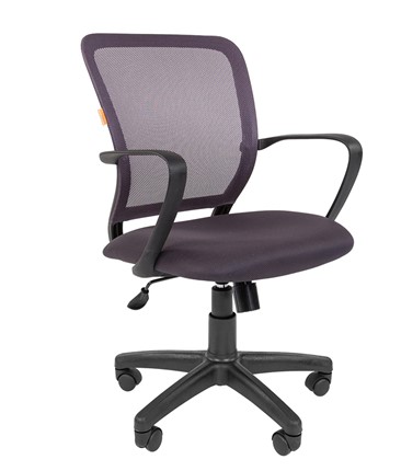 Компьютерное кресло CHAIRMAN 698 black TW, ткань, цвет серый в Кушве - изображение