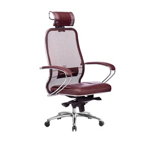 Офисное кресло Samurai SL-2.04, темно-бордовый в Ревде