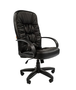 Офисное кресло CHAIRMAN 416, экокожа, цвет черный в Первоуральске