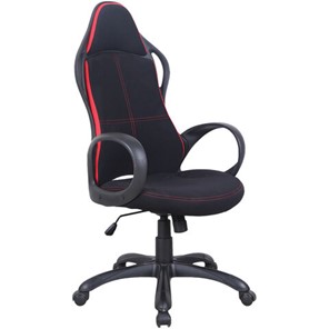 Компьютерное кресло Brabix Premium Force EX-516 (ткань, черное/вставки красные) 531571 в Новоуральске