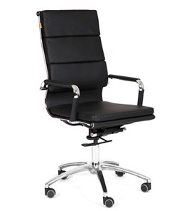 Компьютерное кресло CHAIRMAN 750 экокожа черная в Кушве