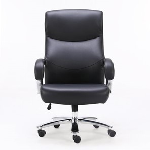 Кресло компьютерное Brabix Total HD-006 (экокожа, хром, черное) 531933 в Кушве