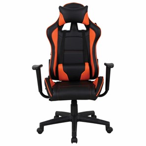 Компьютерное кресло Brabix GT Racer GM-100 (две подушки, экокожа, черное/оранжевое) 531925 в Тавде