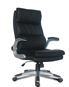 Офисное кресло BRABIX "Fregat EX-510", рециклированная кожа, черное, 530863 в Красноуфимске