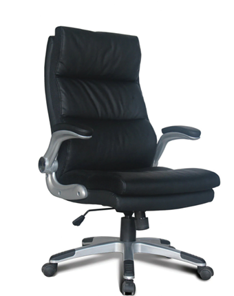 Офисное кресло BRABIX "Fregat EX-510", рециклированная кожа, черное, 530863 в Екатеринбурге - изображение