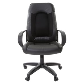 Компьютерное кресло Brabix Strike EX-525 (экокожа черная, ткань черная, TW) в Кушве