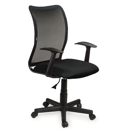 Компьютерное кресло Brabix Spring MG-307 (с подлокотниками, черное TW) в Тавде - изображение
