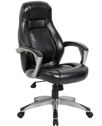 Офисное кресло BRABIX PREMIUM "Turbo EX-569", экокожа, спортивный дизайн, черное, 531014 в Екатеринбурге - изображение