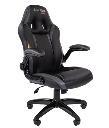 Кресло компьютерное CHAIRMAN GAME 15, цвет черный / серый в Ревде - изображение