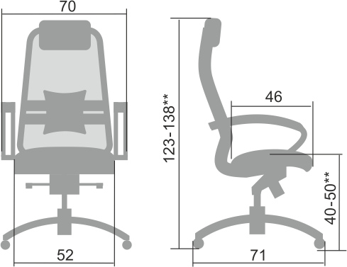 Кресло Samurai S-1.04, бежевый в Краснотурьинске - изображение 1