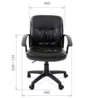 Офисное кресло CHAIRMAN 651 ЭКО коричневое в Ревде - изображение 1