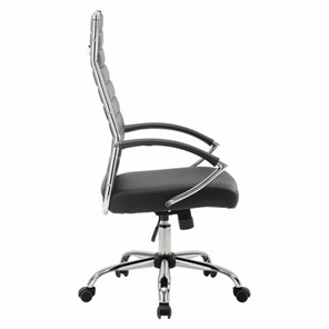 Офисное кресло Brabix Style EX-528 (экокожа, хром, черное) в Екатеринбурге - предосмотр 2