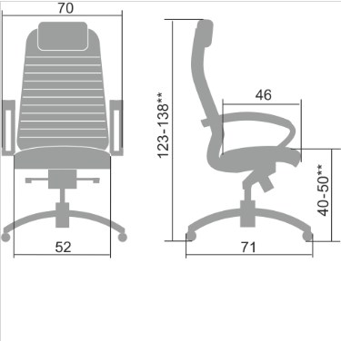 Офисное кресло Samurai K-1.041 черный в Кушве - изображение 1