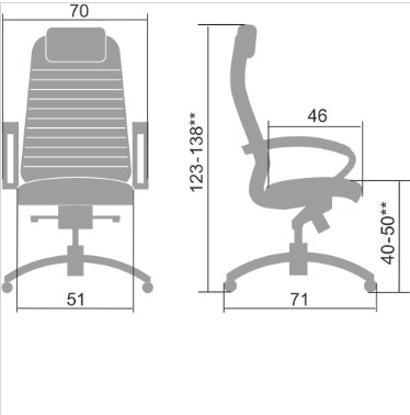 Офисное кресло Samurai KL-1.041 черный в Каменске-Уральском - изображение 1