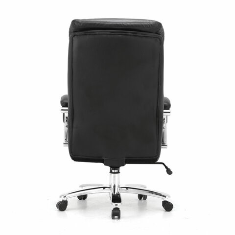 Компьютерное кресло Brabix Premium Pride HD-100 (натуральная кожа, черное) 531940 в Красноуфимске - изображение 3