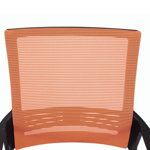 Офисное кресло Brabix Balance MG-320 (с подлокотниками, комбинированное черное/оранжевое) в Екатеринбурге - изображение 4