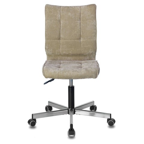 Компьютерное кресло Brabix Stream MG-314 (без подлокотников, пятилучие серебристое, ткань, песочное) 532396 в Первоуральске - изображение 3
