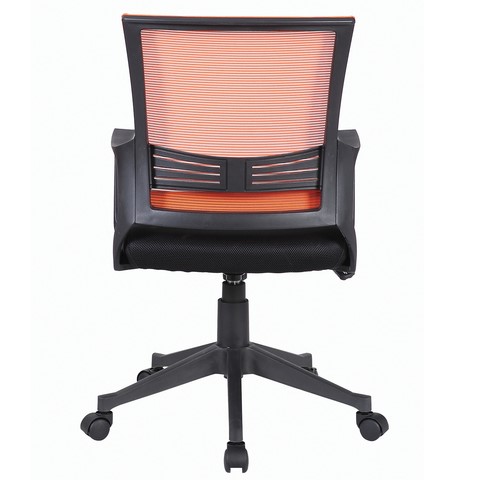 Офисное кресло Brabix Balance MG-320 (с подлокотниками, комбинированное черное/оранжевое) в Екатеринбурге - изображение 2