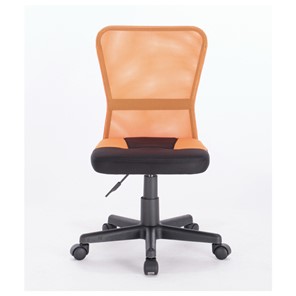 Кресло компьютерное Brabix Smart MG-313 (без подлокотников, комбинированное, черное/оранжевое) 531844 в Краснотурьинске - предосмотр 3