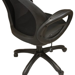 Офисное кресло Brabix Premium Genesis EX-517 (пластик черный, ткань/экокожа/сетка черная) в Екатеринбурге - предосмотр 5