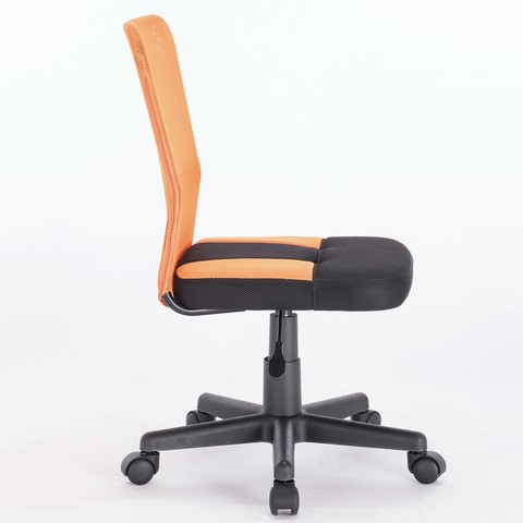 Кресло компьютерное Brabix Smart MG-313 (без подлокотников, комбинированное, черное/оранжевое) в Екатеринбурге - изображение 2