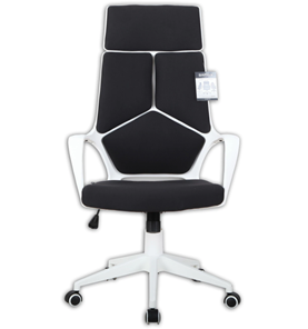 Офисное кресло Brabix Premium Prime EX-515 (пластик белый, ткань, черное) в Екатеринбурге - предосмотр 5