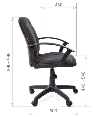 Кресло CHAIRMAN 627 ткань, цвет серый в Ревде - изображение 2