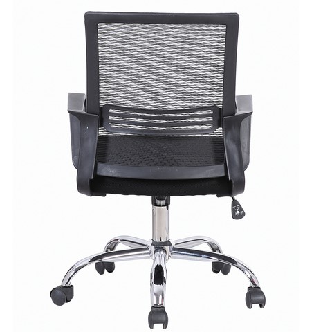Компьютерное кресло Brabix Daily MG-317 (с подлокотниками, хром, черное) 531833 в Ревде - изображение 2