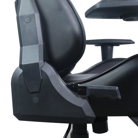 Кресло Brabix GT Carbon GM-115 (две подушки, экокожа, черное) 531932 в Красноуфимске - изображение 11