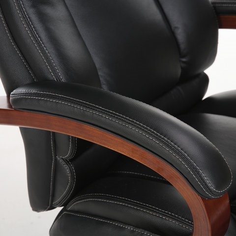 Кресло офисное Brabix Premium Infinity EX-707 (дерево, натуральная кожа, черное) в Екатеринбурге - изображение 10